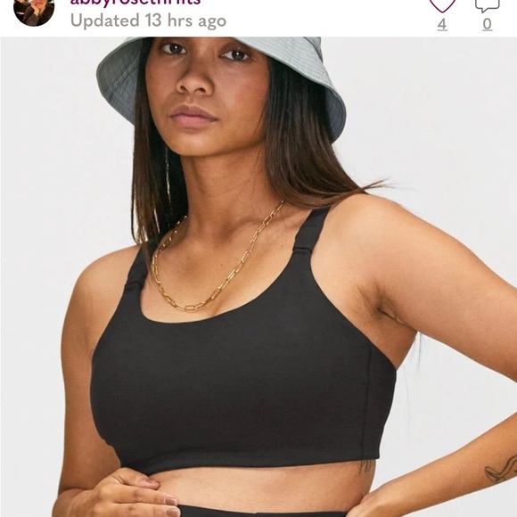 Girlfriend Collective Sports Bra Nursing Purple size Medium - Picture 13 of 13